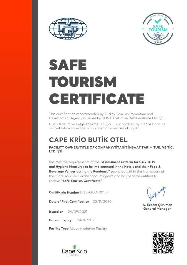 Cape Krio Boutique Hotel & Spa - Over 9 Years Old Adult Only Датча Экстерьер фото